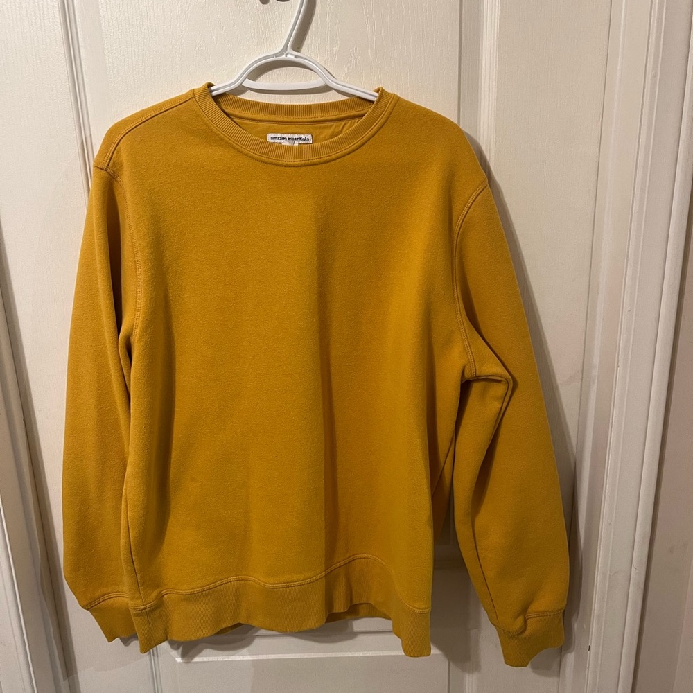 Amazon essential’s mustard crew